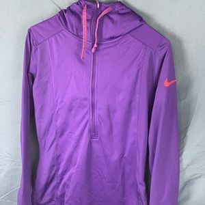 NIKE PRO Dri-Fit Purple Spandex Gym Yoga Jacket